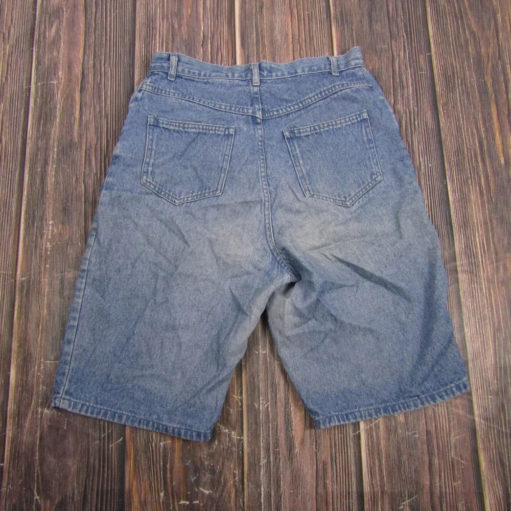 J.Crew Denim Shorts Women 12 Blue Vintage High Waisted Mom Cotton USA